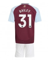 Aston Villa Leon Bailey #31 Domácí dres pro děti 2024-25 Krátký Rukáv (+ trenýrky)